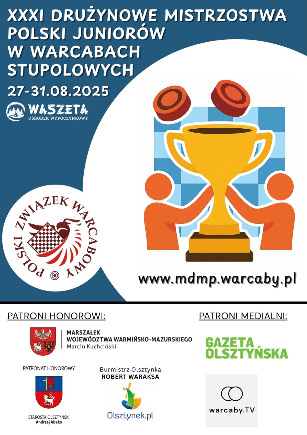 W sercu Warmii i Mazur rozegra się prawdziwe święto warcabów!